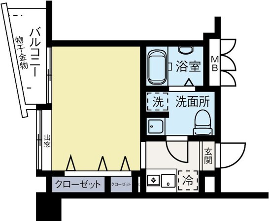 千代県庁口駅 徒歩2分 10階の物件間取画像